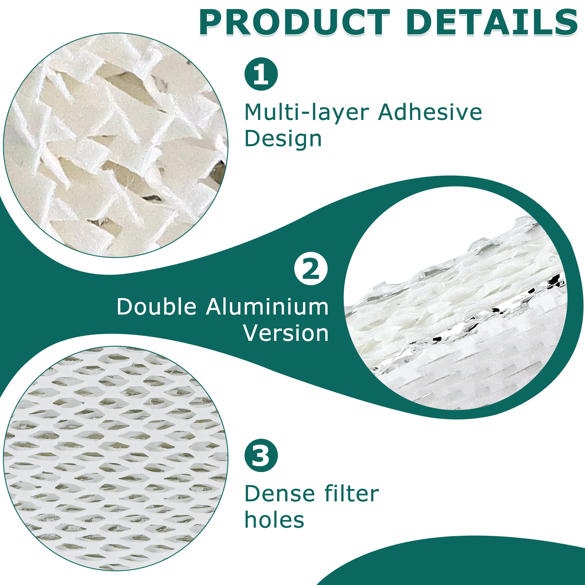 45 Water Panel Humidifier Filter Compatible with April.aire 400 400A 400M Humidifier, 9-7/8" x 12-7/8" x 1.75"(Pack of 2 by TOMOON)