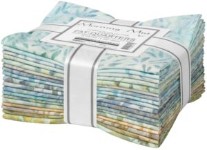 lunn studios artisan batiks morning mist 18 fat quarters robert kaufman fabrics fq-2053-18