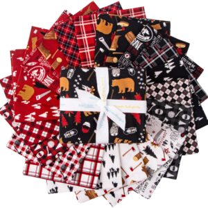 Lori Whitlock Woodsman 21 Fat Quarters Riley Blake Designs FQ-13760-21