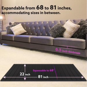 HomeProtect Large Sofa Cushion Support [22" x68-81] Extra Firm Couch Saver for Saggy Couches, 0.5" Thick Furniture Cushion Support Insert Sofa Seat Saver for Saggy Couches - Fix Your Living Room Sofa