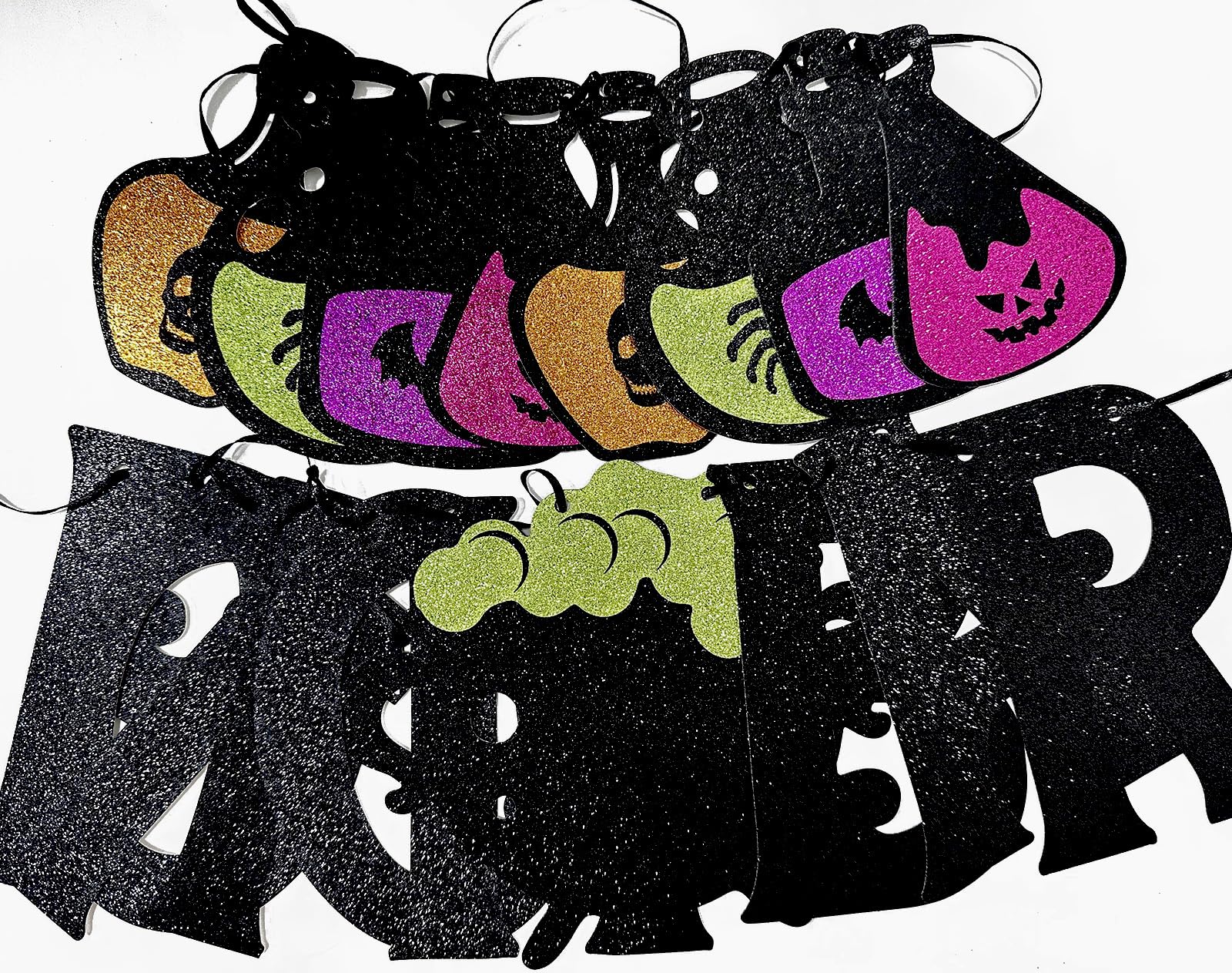 Potion Bar Banner Halloween Poison Bat Horrible Witches Haunted House Theme for Men Women Halloween Festival Holiday Party Purple Glitter Decorations (Potion Bar)