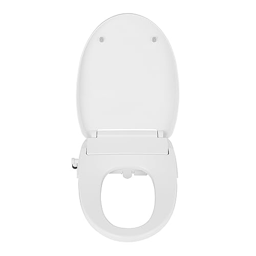 Niagara Hydrotech Electric Bidet Seat – Elongated Bidet Toilet Seat with Adjustable Water Temperature, Heated Seat, Adjustable Nozzle Position, Front & Rear Wash, Warm Air Dryer, Nightlight, Remote