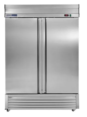 Kratos Commercial Freezer, 2-Door Reach-in Freezer, 54"W, 46 Cu Ft, Self-Closing Doors (68K-774)