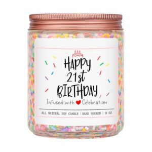 homsolver 21st birthday gifts for her women, best 21st birthday gift ideas, perfect birthday present, funny birthday presents for women, friends, sister, daughter, happy birthday aromatherapy candles