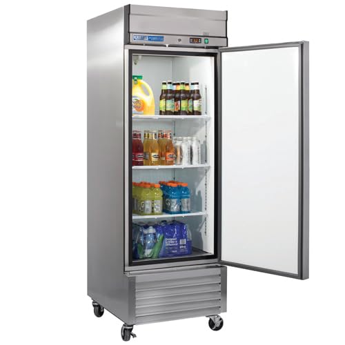 Kratos Commercial Reach-in Refrigerator - Self-Closing 1-Door, 27" W, 21 Cu Ft (68K-759)