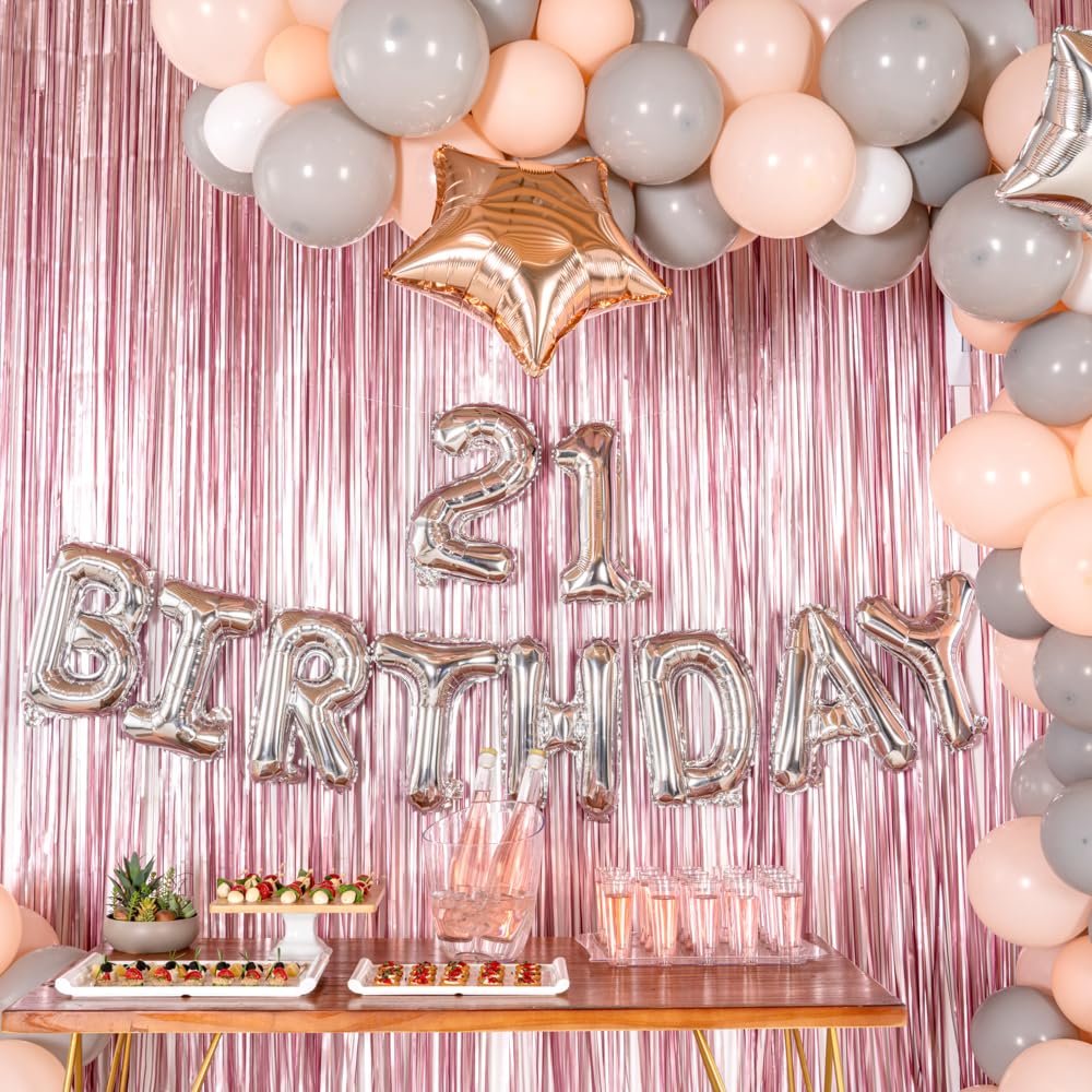 Restaurantware Balloonify 16 Inch Number Balloon 1 Digital Party Balloon - Number 2 Self-Sealing Silver Foil Mylar Balloon Hanging Film Decoration For Birthday Wedding Or Graduation