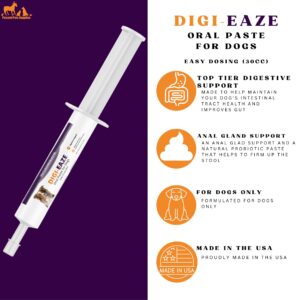 Piccardmeds4pets Digi-Eaze Probiotic Paste Easy Dosing Syringe for Upset Stomach, Traveling Diarrhea, Digestive Health for Dogs 30cc