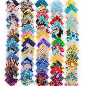 200 Assorted Pre Cut Charm Pack 2.5" Squares