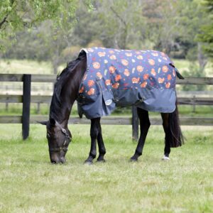 WeatherBeeta ComFiTec Essential Standard Neck Medium Horse Blanket, Squirrel Print, 75"