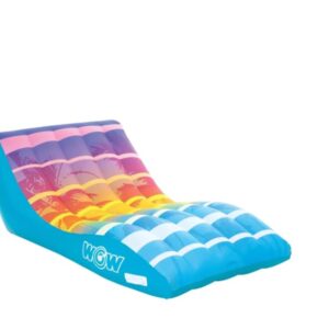 Wow Sports Sunset Chaise Lounge Inflatable Pool and Beach Chair