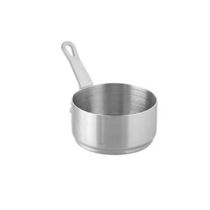 elvaesther 100ml 1pc handle sauce pan, mini sauce pan with hanging hole, handle sauce pot multi-purpose corrosion-resistant 304 stainless steel measuring cups for cooking banquet picnic