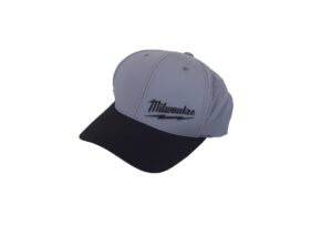 milwaukee 507dg-lxl large/extra large dark gray fitted hat