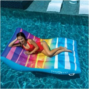 Wow Sports Sunset Chaise Lounge Inflatable Pool and Beach Chair