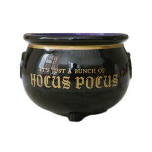 Disney Halloween Candy Bowl Hocus Pocus Cauldron Gifts and Decor l | Cute Ceramic Halloween Decor Gifts For Men and Women And Kids | Official Licensee | 1 Set