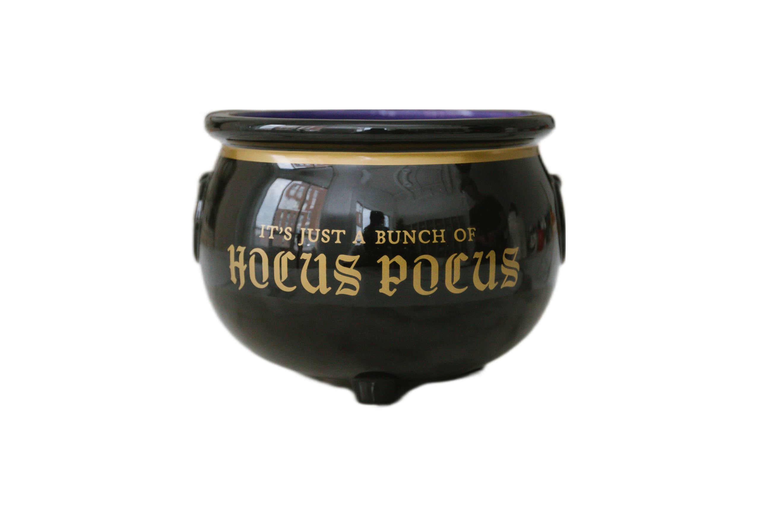 Disney Halloween Candy Bowl Hocus Pocus Cauldron Gifts and Decor l | Cute Ceramic Halloween Decor Gifts For Men and Women And Kids | Official Licensee | 1 Set