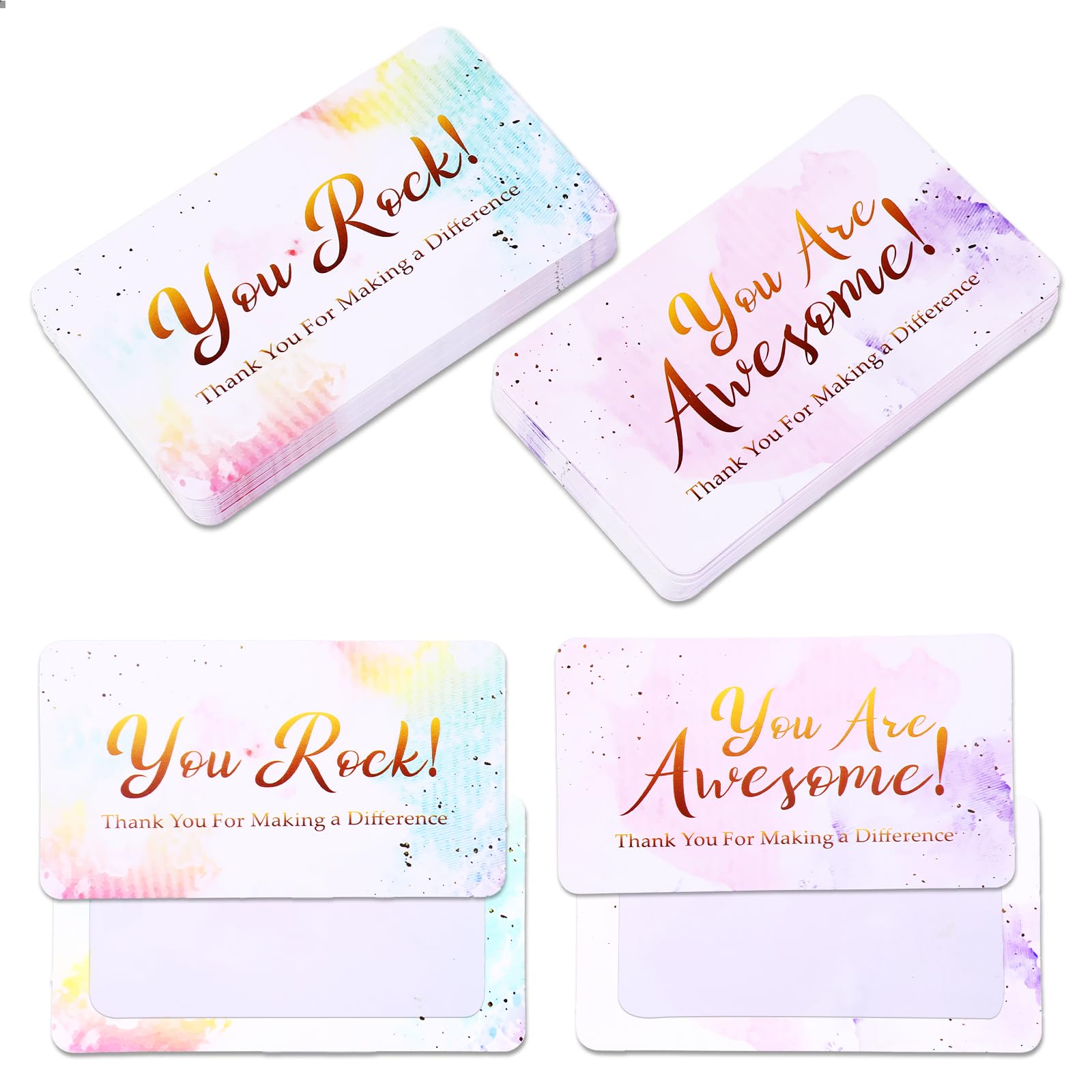 Ouligay 100 Pcs Positive Affirmations Cards For Kids You Are Awesome Cards Bulk Colorful Mini Inspirational Motivational Cards Funny Employee Appreciation Cards Gifts For Students Staff Teachers