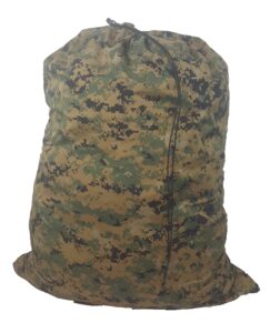 heavy duty 30x40 nylon camo laundry bag - made in the usa