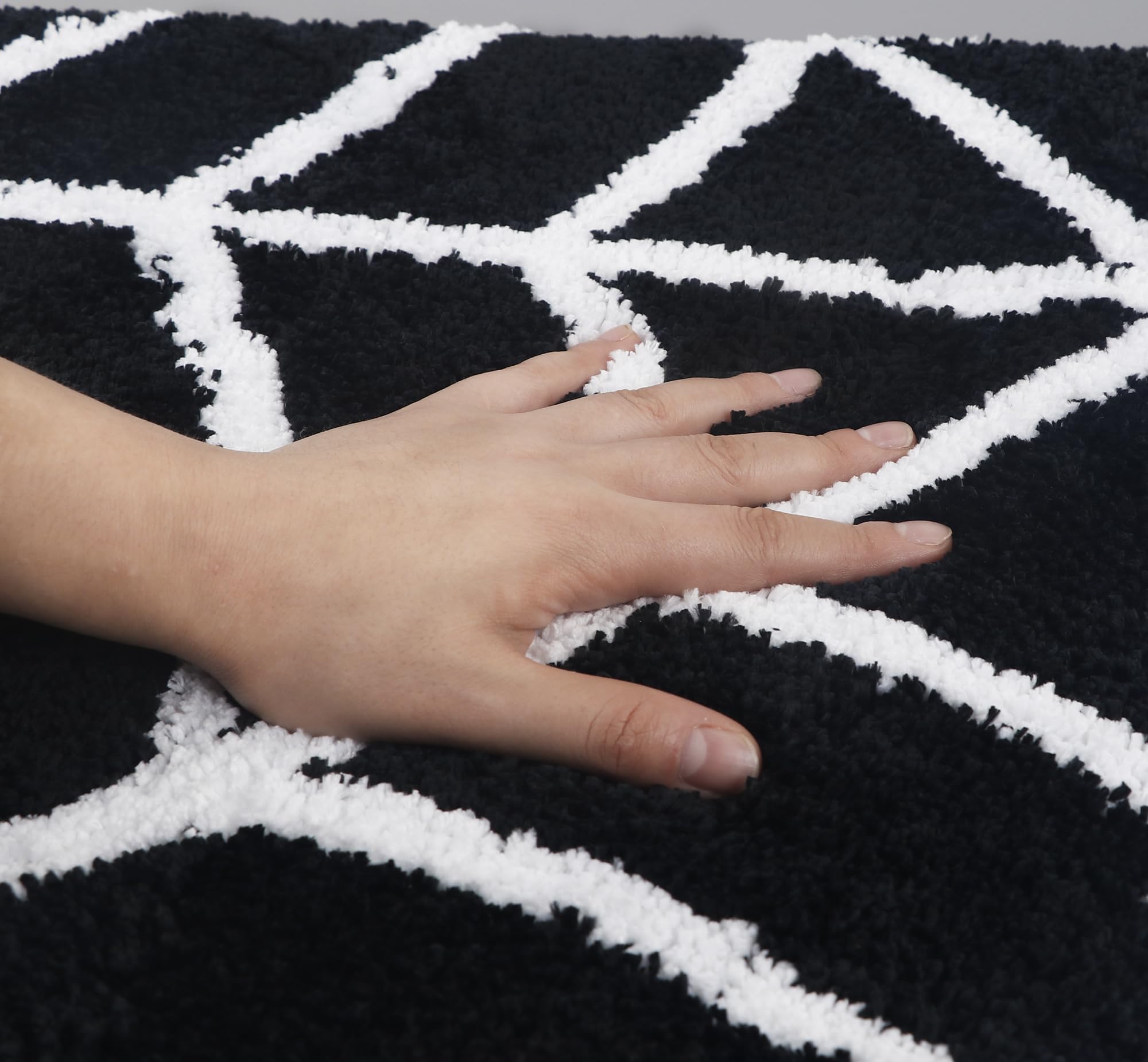 Spider Web Bath Mat - Halloween Rug Bathroom Decor Gothic Home Decor Witchy Horror Goth Room Rugs Gothic Bedroom Kitchen Whimsigoth Oddities and Curiosities Spooky Gifts Decoration Spider Webs (Round)