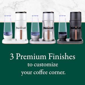 Café Specialty Grind and Brew Coffee Maker, Single-Serve to 10-Cup Thermal Carafe, with Built-In Bean Grinder & Removable 75oz Water Reservoir, WiFi & Smart Connected, SCA Certified, Matte White