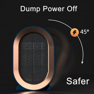 electric space heaters for indoor use: plug in portable small room personal heater with fan for bedroom bathroom | 1200 watt mini heater for office under desk table quiet handy 300 sq ft air heat