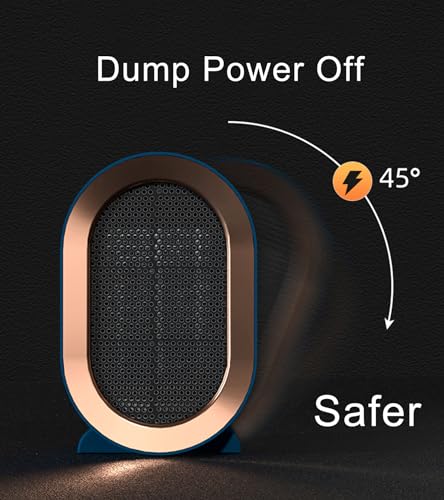 electric space heaters for indoor use: plug in portable small room personal heater with fan for bedroom bathroom | 1200 watt mini heater for office under desk table quiet handy 300 sq ft air heat