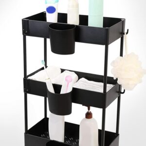 Didiseaon 4pcs Shopping cart Storage Bins Trash can go cart Sundries Hanging Holder Hanging Scraps can Tabletop Sundries Container lash cart Organizer Hanging can Plastic Household Tool