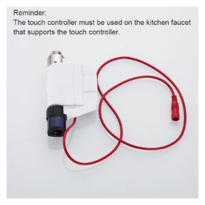 VOIV Touch Controller Accessorries for Kitchen Faucet Smart Induction Sensor Mixer Replacement Spare Part with Battery Box (Color : B with signal line)