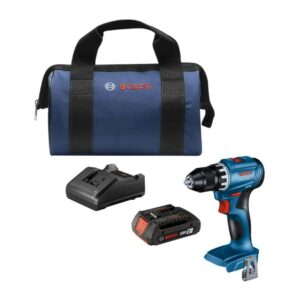 bosch gsr18v-400b12-rt 18v brushless lithium-ion 1/2 in. cordless compact drill driver kit (2 ah) (renewed)