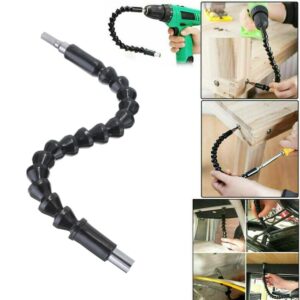 HZACHYX universal metal flexible shaft electric drill connecting shaft bending extension rod electric drill electric screw flexible shaft hose 2PC