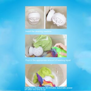 Portable Washing Machine, Foldable Mini USB Small Clothes Washer for Underwear, Baby Clothes, Towels, Socks or Small Items with Double Washing Power for Apartment Travel RV