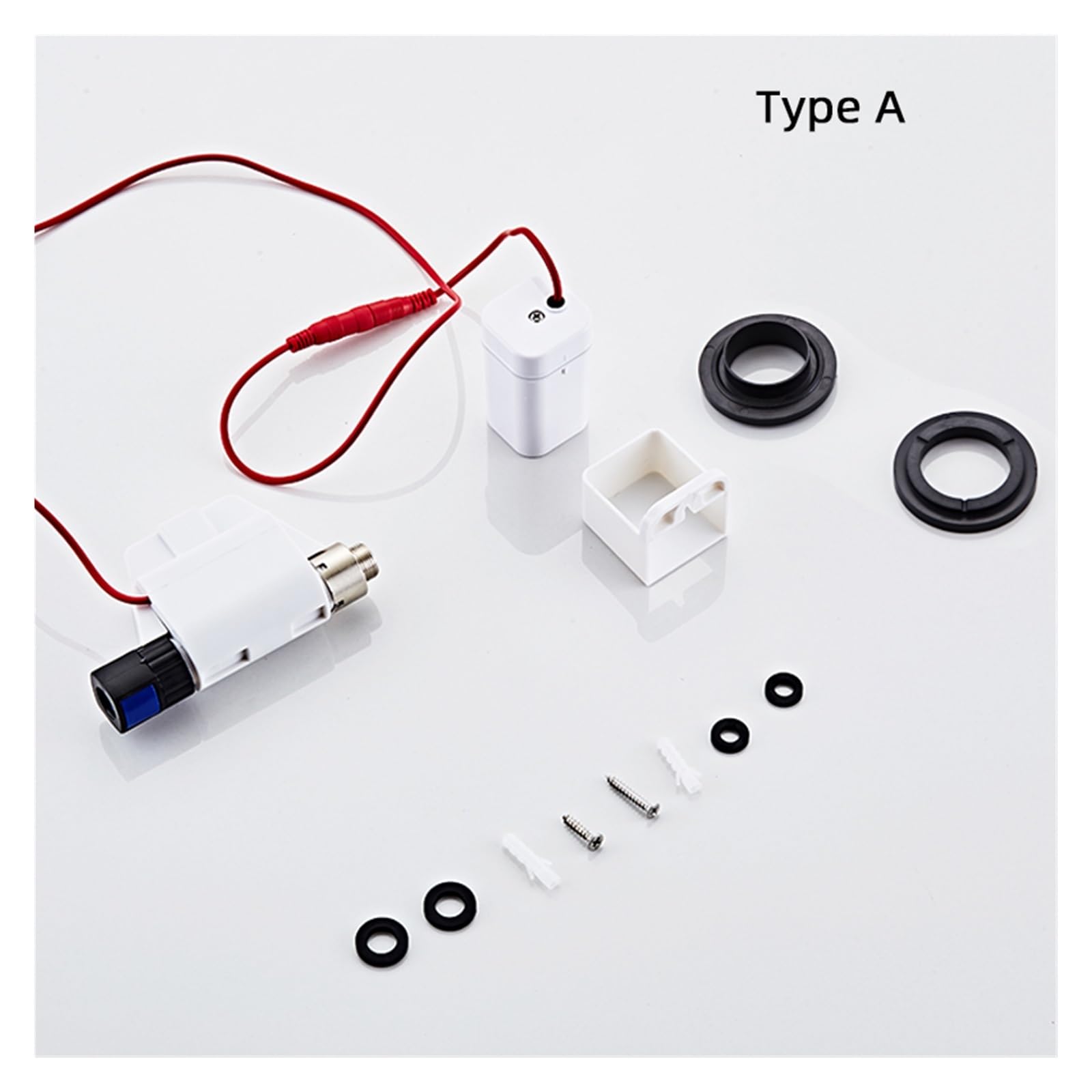 VOIV Touch Controller Accessorries for Kitchen Faucet Smart Induction Sensor Mixer Replacement Spare Part with Battery Box (Color : B with signal line)