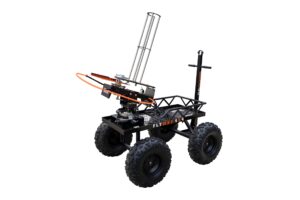 do all outdoors flyway 4x4 60 clay, clay pigeon skeet thrower with towable rugged wagon and wobbler kit