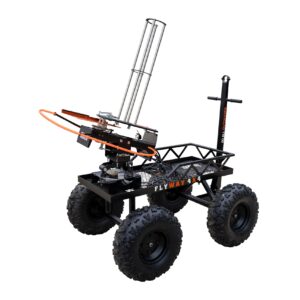 Do All Outdoors Flyway 4x4 60 Clay, Clay Pigeon Skeet Thrower with Towable Rugged Wagon and Wobbler Kit