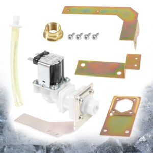 replace for manitowoc 000009123 ice machine water inlet valve,120v 60hz 5w fit for i, ib ,ir ,s , sd, jc, qr, sd and k series ice machines 000008483 33129026 ih9123.