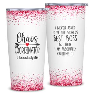 nvfcc boss christmas gifts for women - birthday gifts for your female boss - funny boss gifts for women - best gift for boss lady - cool gifts for boss - best gifts ideas for boss lady - 20oz tumbler