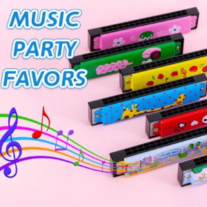 24 Pcs Kids Harmonica Party Favors - Perfect for Birthday Parties, Goodie Bags, and Gifts for Toddlers