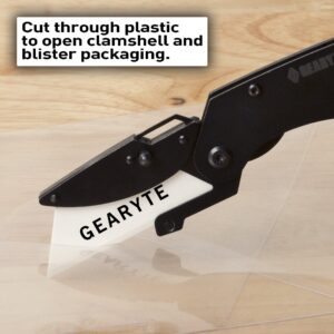 Gearyte Ceramic Utility Blade Replacements for Box Cutters and Utility Knives - Harder Than Steel Zirconia Ceramic and Razor Sharp - 5 Pack with Case