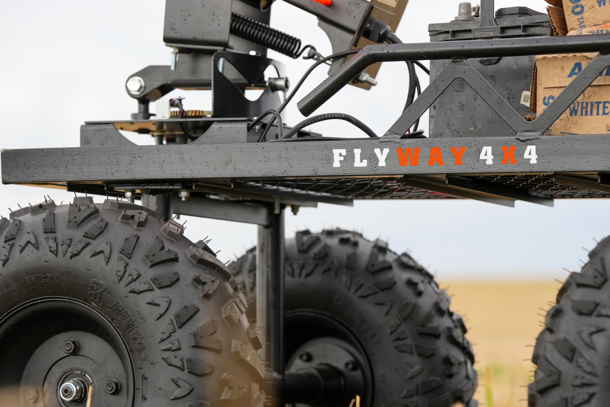 Do All Outdoors Flyway 4x4 60 Clay, Clay Pigeon Skeet Thrower with Towable Rugged Wagon and Wobbler Kit