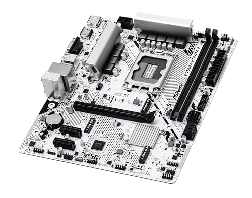 ASRock Motherboard B760M-HDV/M.2 Intel 12th and 13th Generation CPU (LGA1700) Compatible B760 Chipset DDR5 Micro ATX Motherboard