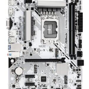 ASRock Motherboard B760M-HDV/M.2 Intel 12th and 13th Generation CPU (LGA1700) Compatible B760 Chipset DDR5 Micro ATX Motherboard