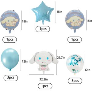 20Pcs Cute Anime Party Decoration Balloons,Aluminum Film Material Double Sided Balloons,Anime Theme Party Supplies,Kawaii Birthday Party Ballons (GG-03)