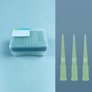 visosci disposable racked 50ul sterile filter tips dna/rna free pipette tips with filter 96 hole per box in rack for micropipette