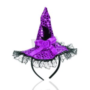 oarkive witch headband cute witch hat halloween mini toddler witch hat small baby witch hat witches headband for women girls kids for halloween party cosplay witch costume hat favors supplies