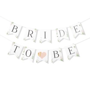 bride to be banner - bridal shower decoration,greenery bride to be banner,bachelorette party banner,engagement and wedding party decorations,