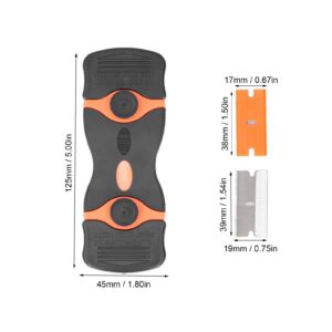 Scrapers, 2 in 1 Scraper Tool ABS Metal Plastic Blades Protective Cover for RV