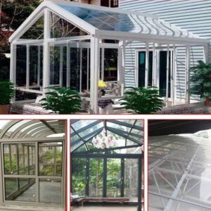 Clear Polycarbonate Roofing Sheets,Weather-Resistant Transparent Acrylic Plastic Sheet,Cold Frame Cladding,for Greenhouse Canopy Carport Bus Shelters Glass Replacement Panels (0.8x4m(2.62x13.1ft))