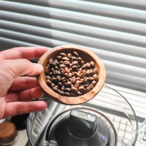 Gemini Wooden Coffee Bean Dosing Cup | Perfect Espresso Accessories For Coffee Bar| Wooden Dosing Vessel | Espresso Dosing Cup | Coffee Dosing Tray (Coffee Bean Dosing Cup)