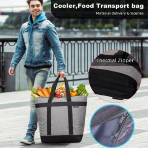 Daoxizhou Insulated Cooler Bag Thermal Insulation - Premium, Collapsible Soft Cooler Makes Insulated Grocery Bag, Food Delivery Bag, Travel Insulated