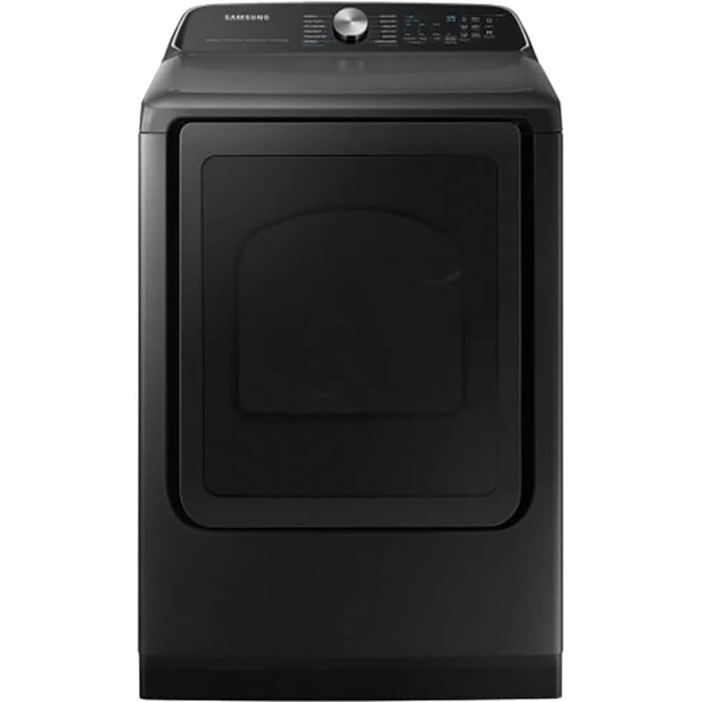 Samsung 7.4 Cu. Ft. Smart Electric Dryer With Steam Sanitize In Brushed Black