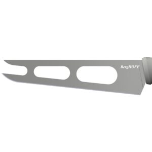 Berghoff Balance Nonstick Cheese Knife 5", Recycled Material, Stainless Steel Sharp Blade, Ergonomic Handle, Serving Tip, Protective Sleeve Included